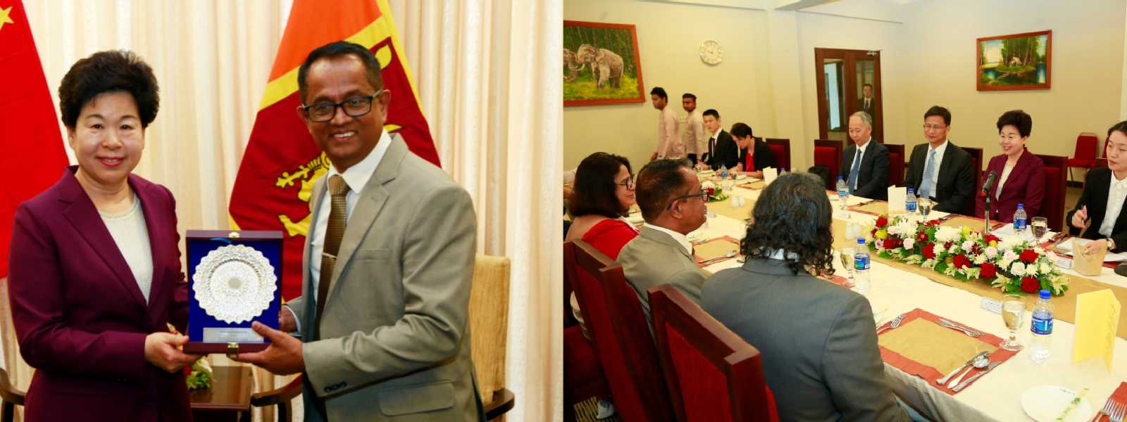 චීනෙන් පාසල් නිල ඇඳුම් දීම කථානායකගේ පැසසුමට